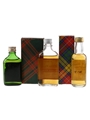 Assorted Speyside & Highland Single Malt Scotch Whisky Bottled 1970s & 1990s 3 x 5cl / 40%
