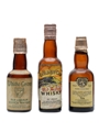 3 x Blended Scotch Whisky Miniatures 