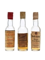 3 x Blended Scotch Whisky Miniature 