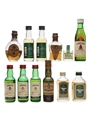 Irish Whiskey Miniatures Jameson, Tullamore Dew 12 x 1cl - 10cl