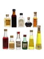 Italian Liqueur Miniatures Cinzano, Amaretto, Millefiori, Galliano 11 x 2cl - 4cl