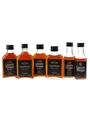 Captain Morgan Black Label Jamaica Rum Bottled 1970s-1980s 6 x 5cl / 40%