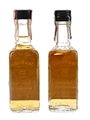 Jack Daniel's Old No.7 Bottled 1970s & 1980s 2 x 5cl