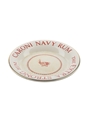 Caroni Navy Rum Ceramic Plate Hancock Corfield & Waller 13.5cm Diameter