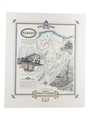 Scotland's Malt Whisky Region Map Tamdhu - The Lower Spey 35cm x 30cm