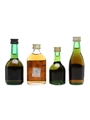 Brandy Miniatures Carlos I, Fundador, KWV, Grand Empereur 4 x 5cl