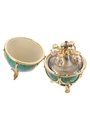 Faberge Art's Applied Craft Imperial Vodka Emerald Faberge Egg 70cl / 40%