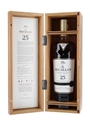 Macallan 25 Year Old Sherry Oak Annual 2020 Release 70cl / 43%