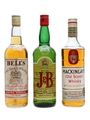 Blended Scotch Whisky Bell's, J & B, Mackinlay's 3 x 75cl