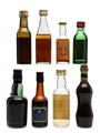 Assorted Spirits & Liqueurs Glava, Bundaberg, Heering, Aalborg 8 x 2cl - 5cl