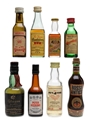 Assorted Spirits & Liqueurs Glava, Bundaberg, Heering, Aalborg 8 x 2cl - 5cl