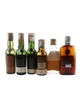 Usher's Green Stripe Bottled 1940s-1950s - US Import 6 x 4.7cl-5cl