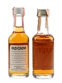 Old Crow 6 Year Old & Rebel Yell Bottled 1970s-1980s 2 x 4.7cl-5cl