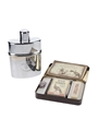 Wild Turkey Memorabilia Hip Flask & Card Game Tin 