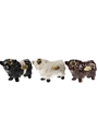 Rutherford's Bull Ceramic Miniatures Bottled 1980s 6 x 5cl / 40%