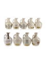 Rutherford's Ceramic Decanter Montrose Potteries 9 x 5cl