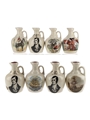 Rutherford's Ceramic Decanter Montrose Potteries 8 x 5cl