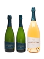Exton Park English Sparkling Wines - Winemaker's Collection 2014 Blanc De Noirs, 2014 Blanc De Blancs & Reserve Blend Rose 9 x 75cl & 150cl / 11.5%