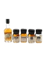 Assorted American Whiskey  5 x 3cl-5cl