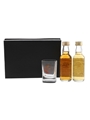 Signatory Vintage Whisky Set With a Shot Glass Port Ellen & Linkwood 2 x 5cl