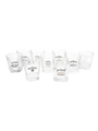 Assorted Jack Daniel's Whiskey Glasses  9  x 9cm Tall