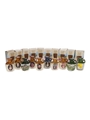 Lindisfarne Glen Fiona Ceramic Decanters  10 x 5cl / 40%