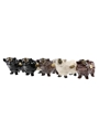 Rutherford's Bull Shaped Ceramic Decante  5 x 5cl / 40%