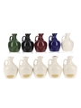 Rutherford's Ceramic Decanters Montrose Potteries 10 x 5cl