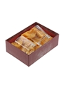 Burns Crystal Shot Glasses and Miniature & Ardbeg 10 Year Old With Hip Flask  2 x 5cl  & 3 x 6cm Tall