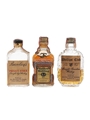 Assorted American Whiskey Bottled 1930s-1940s 3 x 5cl