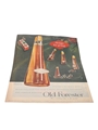 Old Forester Advertisement Print 1956 - Design for Giving 26cm x 36cm
