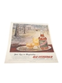 Old Fitzgerald Advertisement Print 1953 - Your Key To Hospitality 25cm x 35cm