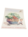 Guinness Advertisement Print 1942 - Dig For Victory 26cm x 37cm