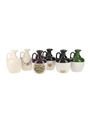 Rutherford's Ceramic Decanters Montrose Potteries 6 x 5cl / 40%