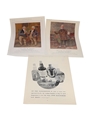 Vintage Scotch Whisky Printed Advertisements 1928-1932 3 x 26cm x 37cm