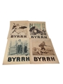 Byrrh Printed Advertisements 1933 - 1938 4 x 28cm x 38cm
