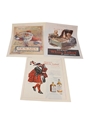 Vintage Dewar's Printed Advertisements 1934 - 1949 3 x 26cm x 35cm
