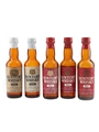 Suntory Whisky Red & White Bottled 1980s 5 x 5cl / 39%