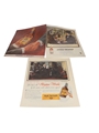 Bourbon Advertising Prints 1950s - Old Taylor, Old Crow & I.W. Harper 3 x 26.5cm x 34cm