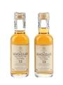 Macallan 12 Year Old Bottled 1990s-2000s 2 x 5cl / 40%