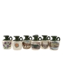 Glen Fiona Lindisfarne Ceramic Decanters  6 x 4.75cl / 40%