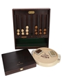 Cognac Memorabilia Gameboard with Playing Cards and Die & 'Le Passe Temps' Game 