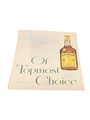 Old Taylor 100 Proof Advertisement Print 1940s - Of Topmost Choice 26cm x 36cm
