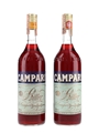 Campari Bitter Bottled 1970s-1980s 2 x 100cl / 25%