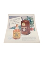 Old Grandad Straight Bourbon Advertising Print 1940s - Awaits Your Holidays Pleasure 26.5cm x 34cm