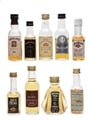 Assorted Whisky Miniatures Blair Athol, Jim Beam, Aberlour, Tyrconnell 2 x 3cl, 7 x 5cl