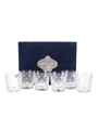 QE2 Glencairn Crystal Glasses  6 x 8cm Tall