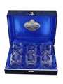 QE2 Glencairn Crystal Glasses  6 x 8cm Tall