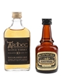 Ardbeg 10 Year Old & Bowmore De Luxe Bottled 1960s-1970s 2 x 5cl