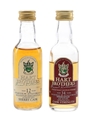Bowmore 1968 34 Year Old & Macallan 1990 12 Year Old Hart Brothers 2 x 5cl